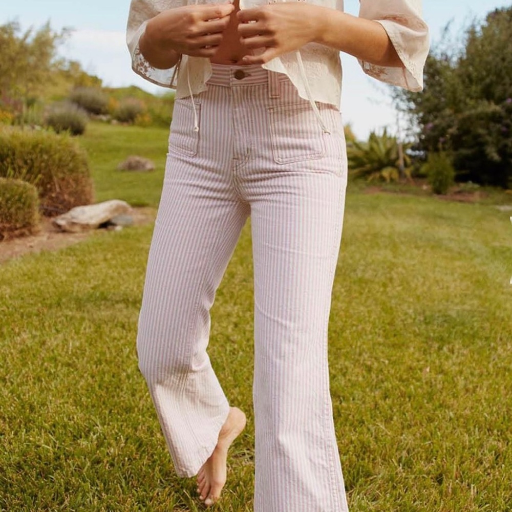 Christy Dawn The Lula Jean in Berry Stripe size 25